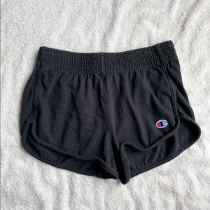 Champion black sweat shorts